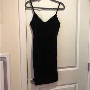 H&M faux velvet bodycon dress sz. M